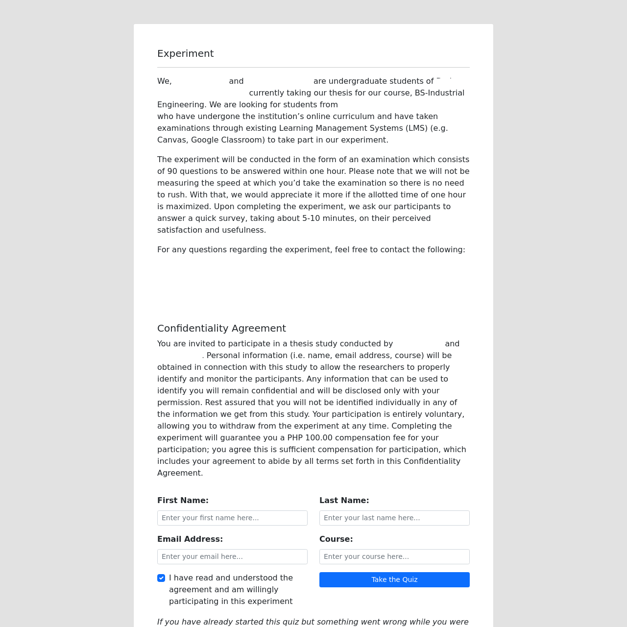 LMS Web app screenshot